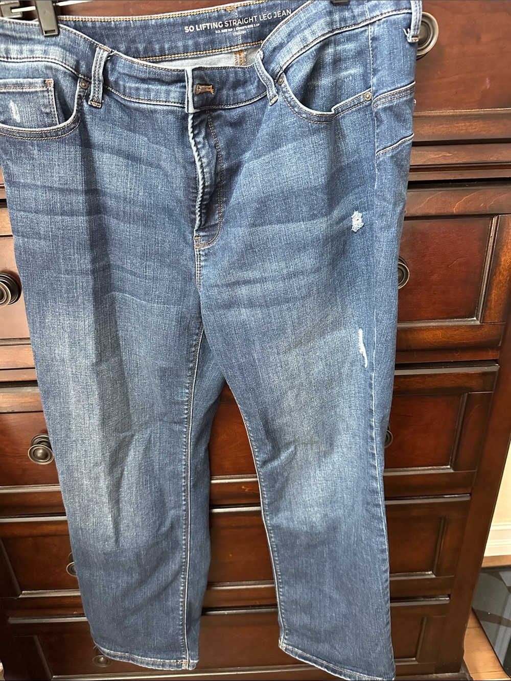 Chico's Boot Cut Jeans in Medium Blue Wash